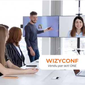 Conférence avec outil Wizyconf par acti ONE.